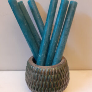 Dinner Candle (Turquoise) 4 pack