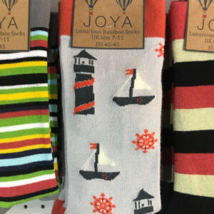 Mens Bamboo Socks - Boats