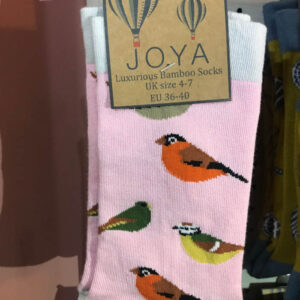 Womens Bamboo Socks - Birds