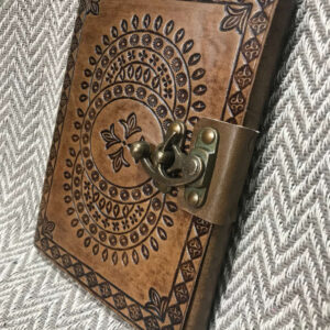 Leather Cover Notebook (Mandala)