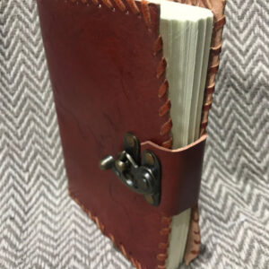 Leather Cover Notebook (World Map)