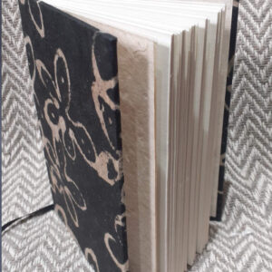 Batik Print Notebook (Black)