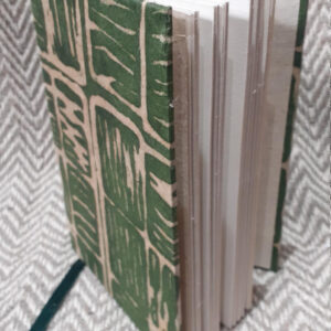 Batik Print Notebook (Dark Green)
