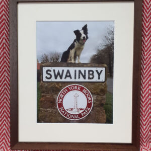 Meg Swainby Framed Print (Dark Wood)