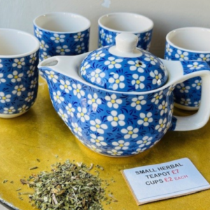 Herbal Teacup - Blue Daisey